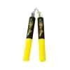 B.B Foam Chaku w/Dragon Yellow/Black 12" - E115A