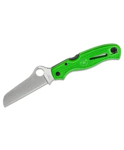 Spyderco Atlantic Salt Lockback Pocket Knife Green - SC89FPGR