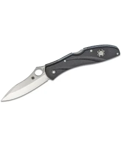 Spyderco Centofante 3 Plain Black Knife - C66PBK3