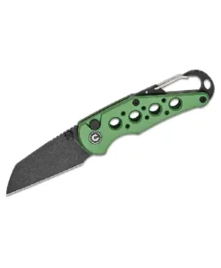 CIVIVI Pragma Green Aluminum Handle Black Stonewashed Nitro-V Blade C23062B-3