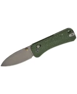 WE Banter 2 Green Canvas Micarta Handle Gray Stonewashed CPM S35VN Blade – WE23075-3