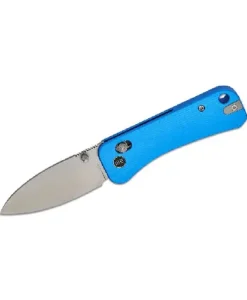 WE Banter 2 Blue Aluminum Handle Satin Finished CPM S35VN Blade – WE23075-1