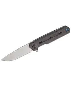 WE Navo Rose Carbon Fiber Handle Gray Titanium Liner Satin Finished CPM 20CV Blade – WE22026-2