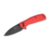 SENCUT ArcBlast Red Aluminum Handle Black 9Cr18MoV Blade - S22043B-4