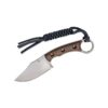 Civivi Midwatch Brown Burlap Micarta Handle Silver Bead-Blasted - C20059B-2