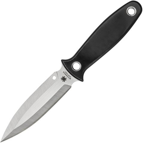 Nighfb-47-gp.jpg Spyderco FB47GP Nightstick Black G-10 Handle Fixed Blade