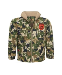 SNIPER KIDDIES PARKA JACKET - PIXELATE