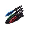 PP-114-3RGB Perfect Point Throwing Knife Set