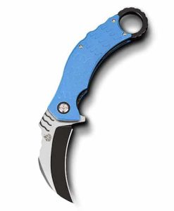 QSP QS120-C Eagle D2 Blade Blue G10 Handle