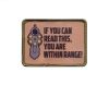 RC-72202 Embroidered Morale Patch – If You Can Read This