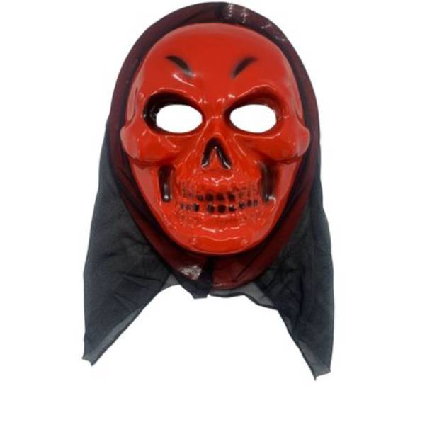 Red-Grinning-Skull-with-Veil-Halloween-Mask-1.jpg Grinning Skull Red Mask