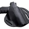 TIGHT FITTING HOISTER BLACK LEATHER FOR WALTHER 9 PP 3.1527 01