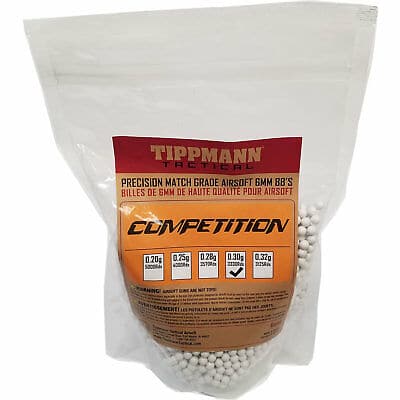 Tippmann-Competition-Precision-Match-Grade-6mm-Airsoft-BBs.jpg Tippmann 0.30G 3300 BBs - White
