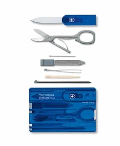 Victorinox Swisscard Blue Transparent V0.7122-T2