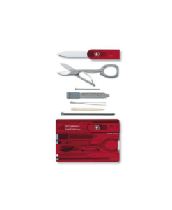 Victorinox V0.7100.T Swisscard Transparent Red