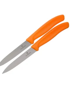 Victorinox 2 Piece 10cm Paring - Orange V6.7796.L9B