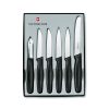 VICTORINOX STANDARD 6 PIECE PARING KNIFE SET BLACK V5.1113.6 01