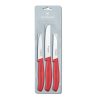 VICTORINOX SWISS CLASSIC 3 PIECE PARING SET RED V6.7111.3 01