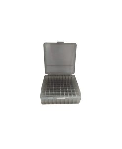 Plastic Ammo Case Large Grey 100-Piece