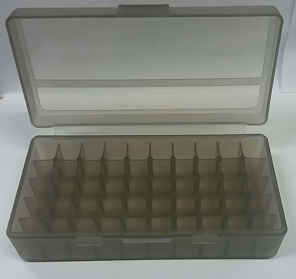 ammo-mg.jpg Plastic Ammo Case Medium Grey 50 Piece