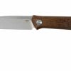 BESTECH BFK02D Hedron Brown Canvas Micarta Bronze Handle