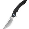 BESTECH BG25D Irida G10 Carbon Fiber Black Handle