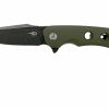 BESTECH BG33B-2 Green Handle Black Blade Folding Knife