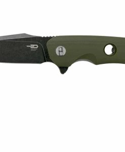 BESTECH BG33B-2 Green Handle Black Blade Folding Knife