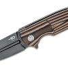 BESTECH BG34C-3 Fin Black-Beige Folding Knife