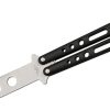 Benchmark BM006 Balisong Butterfly Trainer, Black Handles