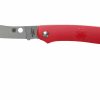 Spyderco Roadie Slip Joint Knife Red FRN C189PRD