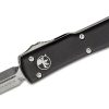 MICROTECH CA147-10 UTX-70 D/E Stonewash Black OTF