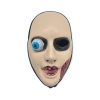 Crazy Eye Burnt Face Lady Mask
