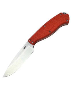 Honey Badger Outfitter HB5306  Fixed Blade Camp Knife -Orange Kydex Sheath