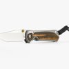 Chris Reeves L31-1116 Large Sebenza 31 Inlay Macassar Ebony Drop Point