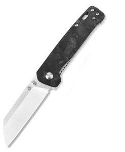 QSP QS130-T Penguin G10/Shredded CF Handle Folding Knife