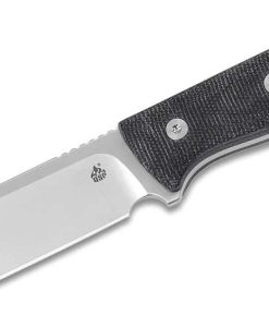 QSP QS134-A Bison Black Micarta Handle Fixed Blade