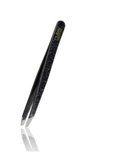 RUBIS TWEEZER SLANTED CLASSIC BLK GLIT RUB-1K104GL