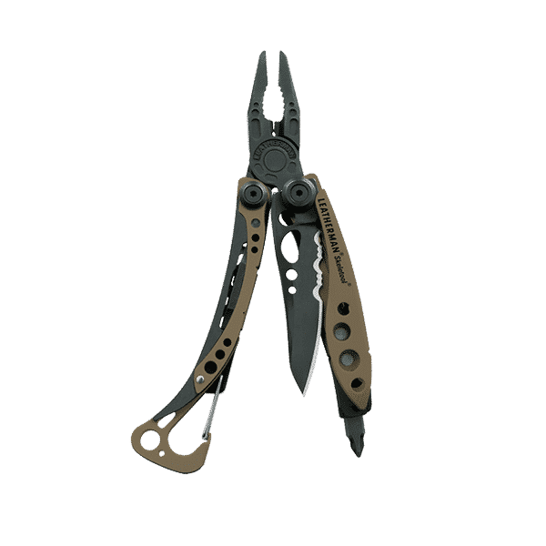 skeletool-tan-fanned..png Leatherman Skeletool Coyote Tan