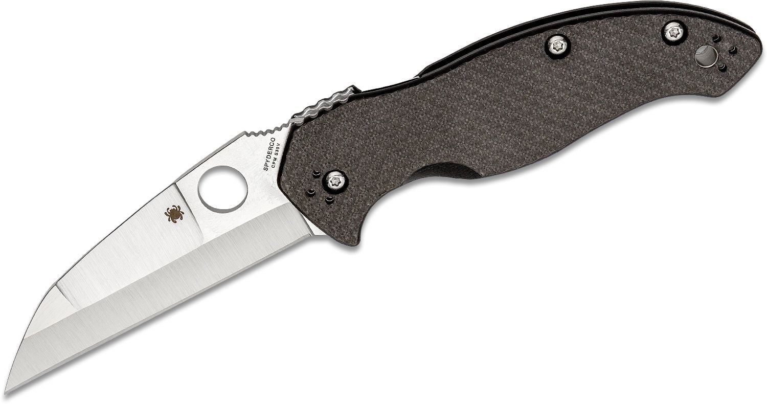 sp-248-cfp.jpg Spyderco C248CFP Canis Plain CF CPM-S30V Knife