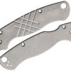 Flytanium Grooved Titanium Scales for Spyderco Paramilitary 2 - FLY069