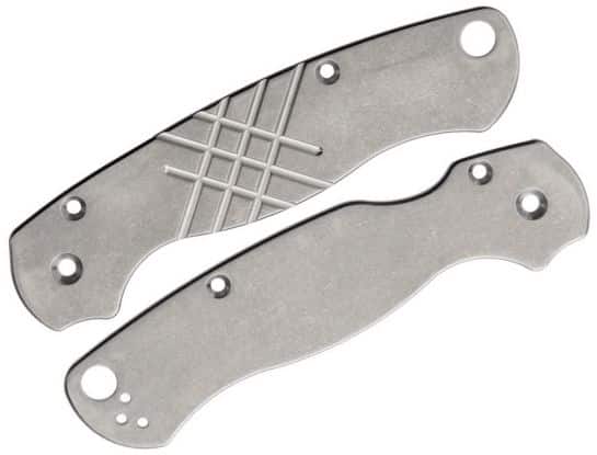 timthumb-2019-12-05T153139.132.jpg Flytanium Grooved Titanium Scales for Spyderco Paramilitary 2 - FLY069