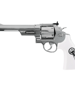 Smith & Wesson 629 “Trust Me” CO₂ Airgun Revolver – 4.5mm Pellet, Full Metal, Nickel Finish- 5.8179