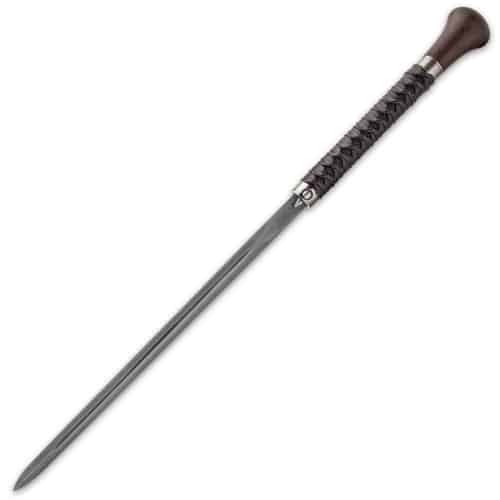 uc3473-1.jpg United Cutlery UC3473 Shikoto Shinshi Sword Cane Brown Damascus