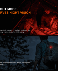 Fenix Sw05r-Red Flashlight Black