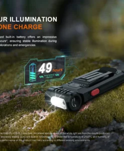 Fenix Sw05r-Red Flashlight Black