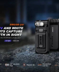Fenix SW05R-UV Flashlight Black