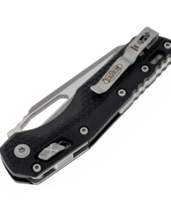Microtech Msi S/E Tri-Grip Injection Molded Black Apocalyptic Part Serrated - 210T-11APPMBK