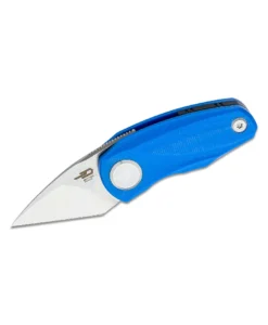 Bestech BG38D Tulip Flipper Knife – Blue G10