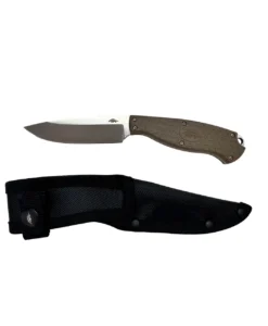 Honey Badger Outfitter Fixed Blade Camp Knife – T Nylon Sheath – HB5302